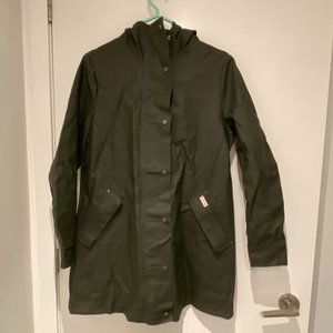 Women's Dark Olive (Green) Hunter Rubberized Hunter Coat